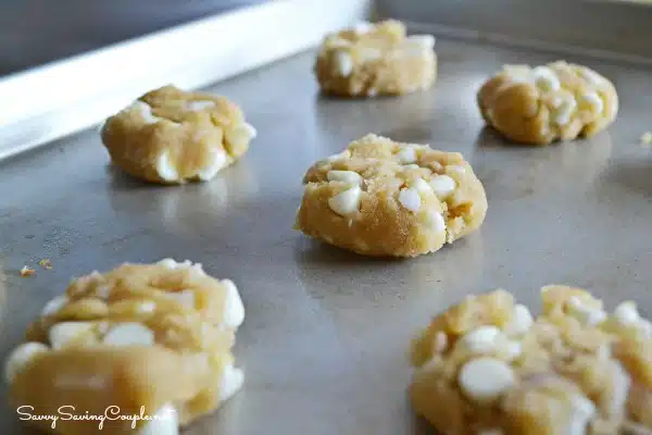 coconut-chip-cookies-on-baking-sheet