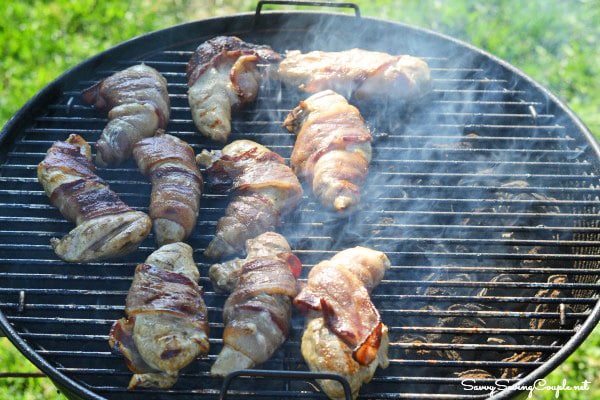 chicken-tenders-wrapped-in-bacon-on-grill