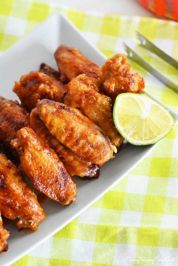 Tasty Honey Sriracha Chicken Wings