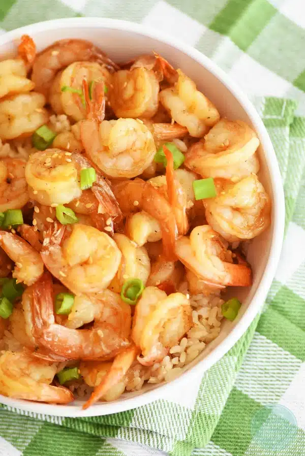 Honey-garlic-shrimp-and-rice