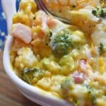 Cheesy Broccoli, Ham and Rice Casserole1