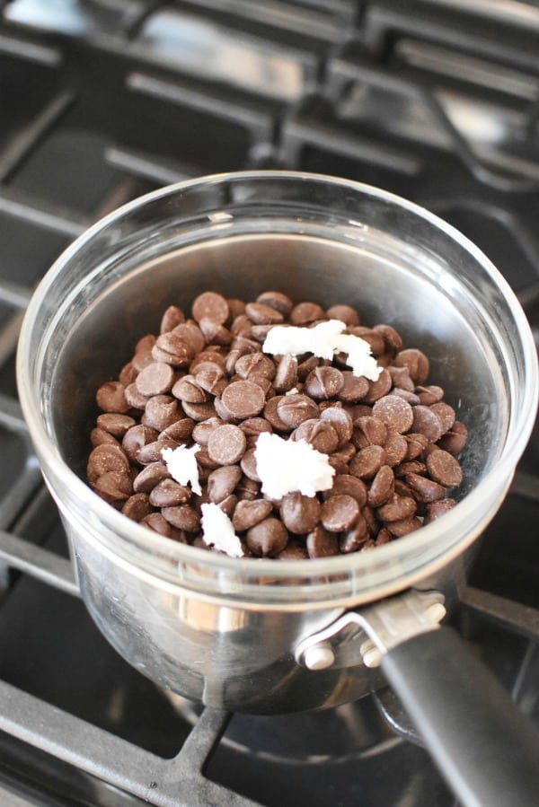 Chocolate in a double boiler1