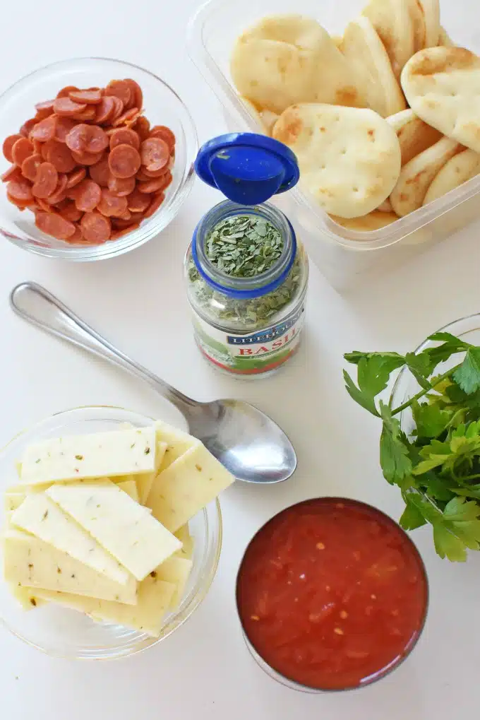 Mini Naan Pizza Bites