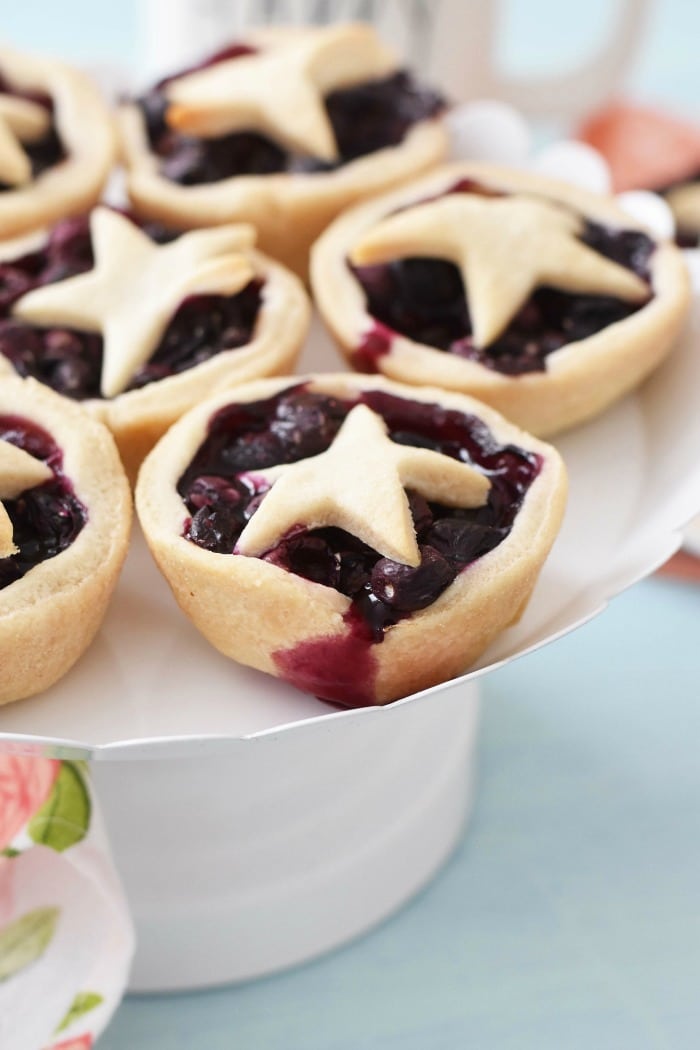 Mini blueberry Pies in a Muffin Tin 1