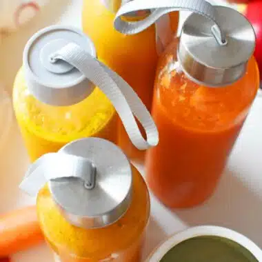 Fresh Pressed Carrot, Pineapple, Orange Juice 1