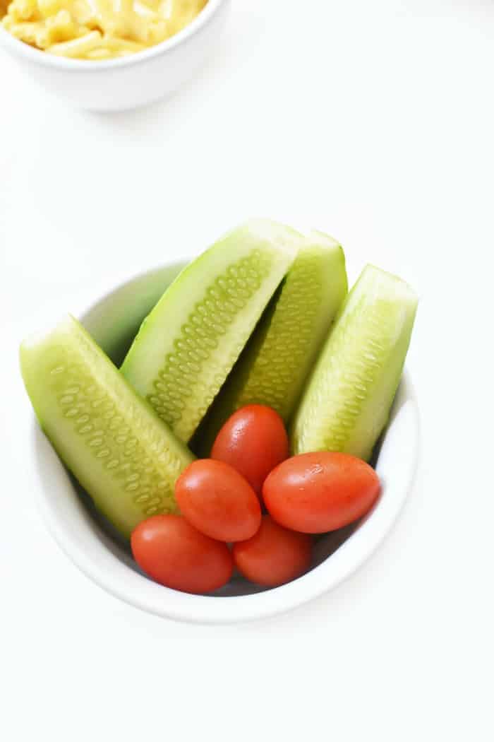Cucumber and tomato 1
