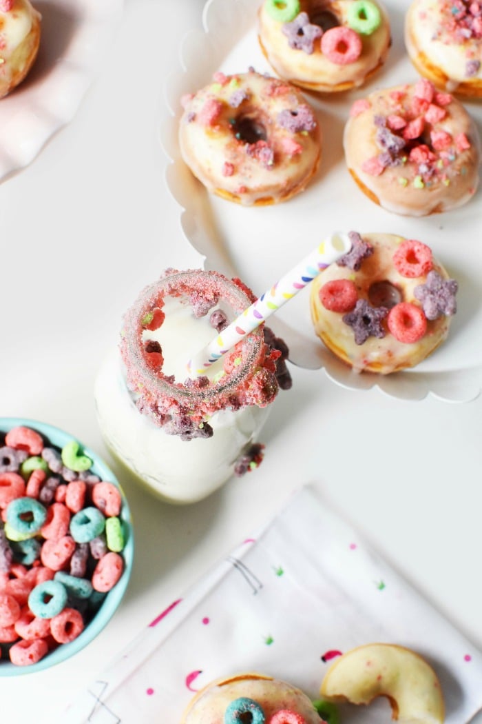 Froot Loops Milk and Donuts 1