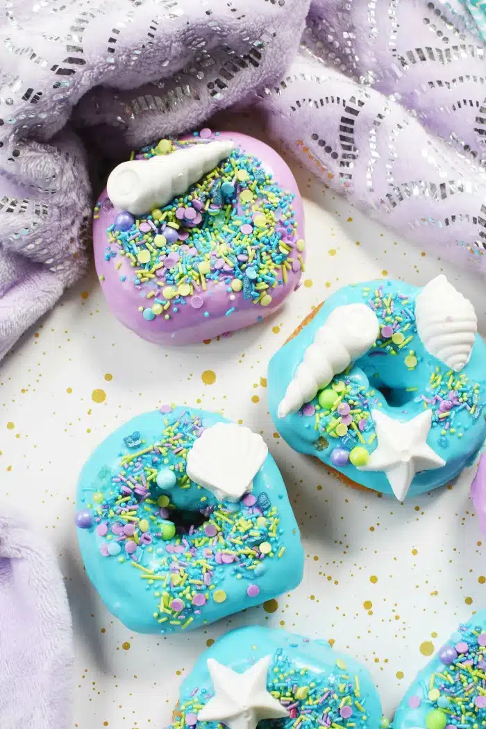 Mermaid Donuts with Sprinkles 1