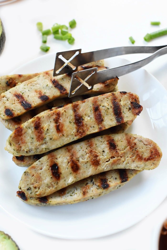 Grilled Sausage on a plate 1