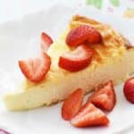 Strawberry Keto Cheesecake Made with Stevia