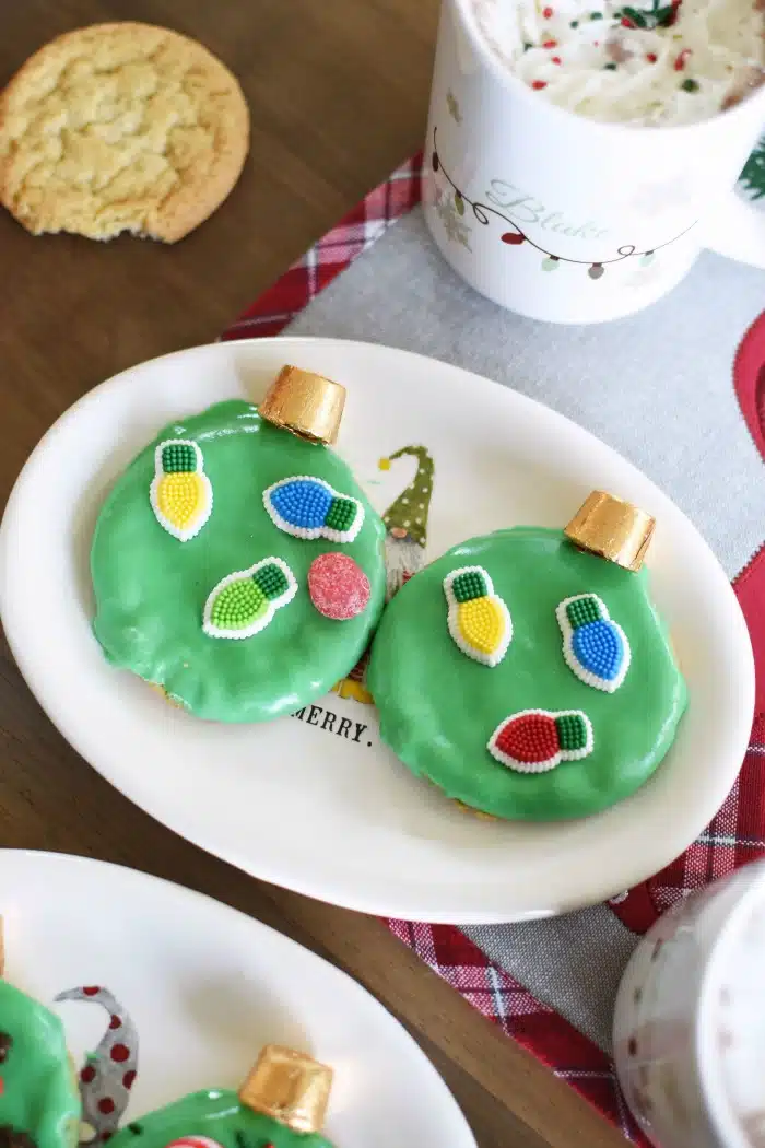 Ornament Cookies with Rollos 1