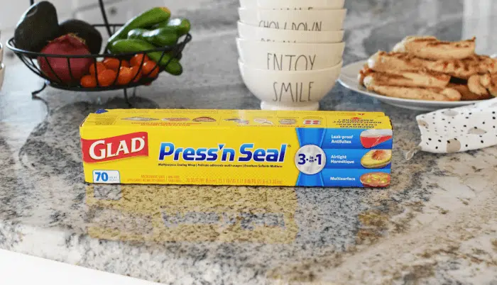 Glad Press' n Seal with fresh veggies