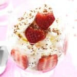 Keto Strawberry & Whipped Cream Dessert 1