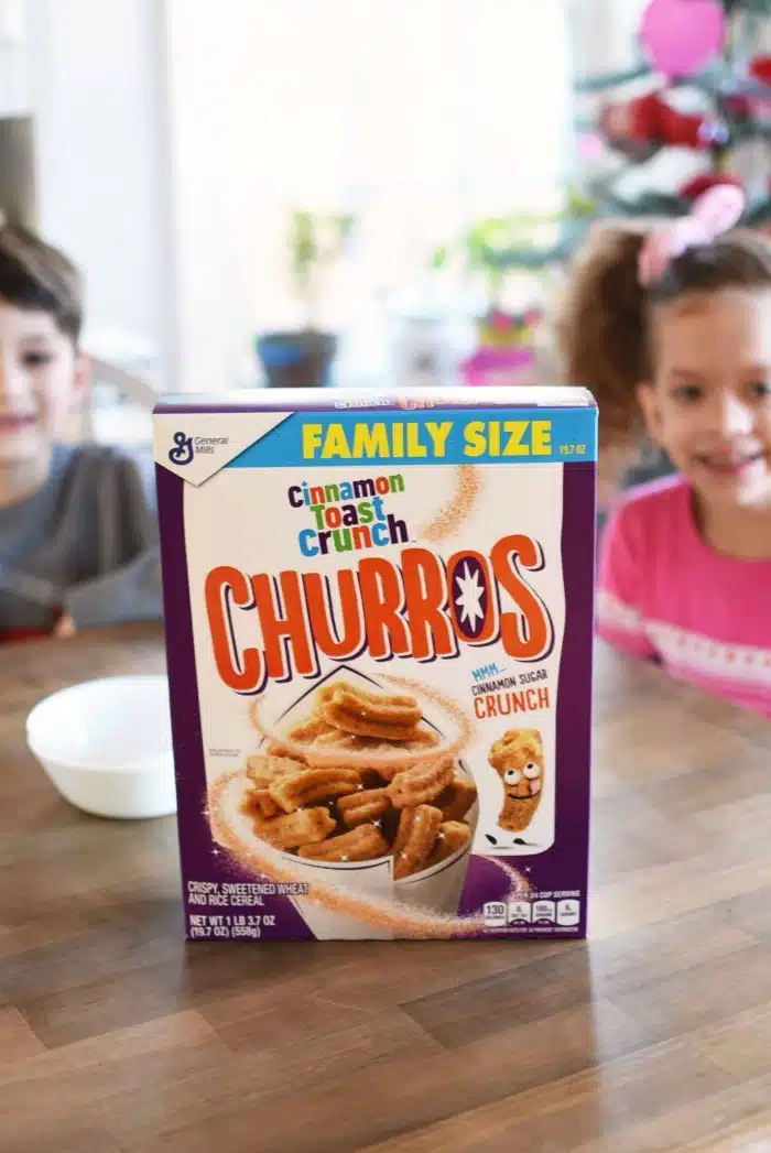 family size churros cereal 