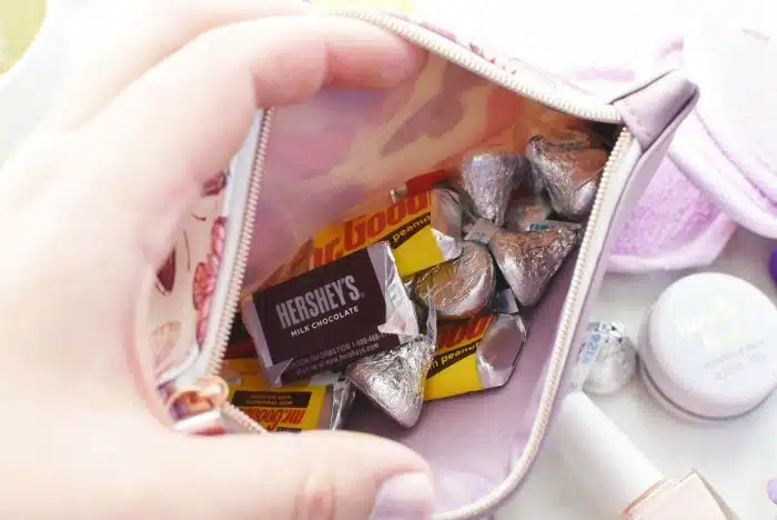 Hershey's Chocolate in a pouch 1