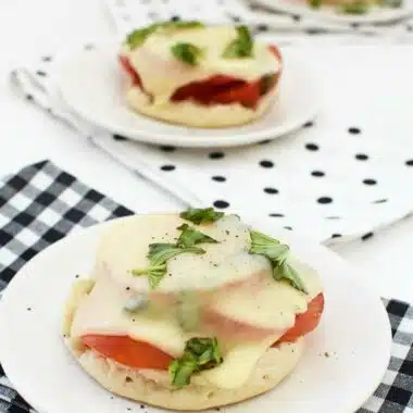 Tomato and Cheese English Muffins 1