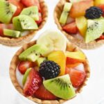 Waffle cone cup fruit snacks