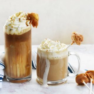 How to Make Caramel Apple Lattes