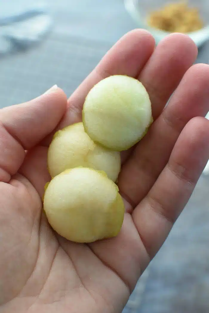 mini apple balls 