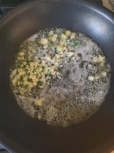 Garlic Butter on Stove
