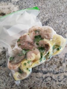 Vacuum Packed Garlic Butter Shrimp
