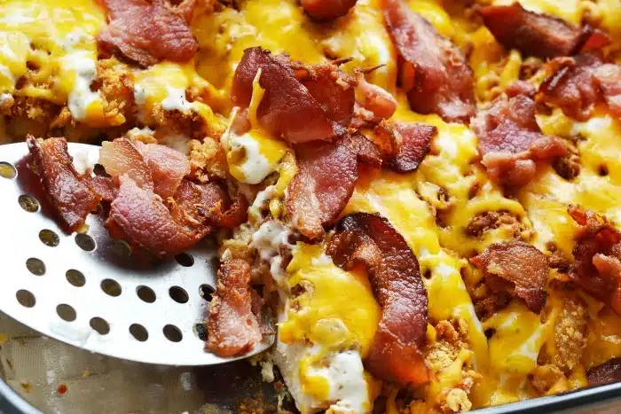 Baked Ranch Chicken with Cheese and Bacon 1