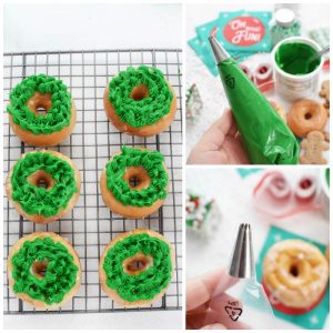Christmas Wreath Donuts Recipe
