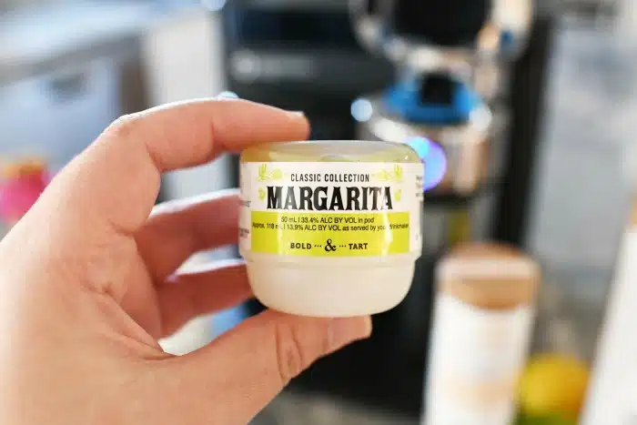 Classic Collection Margarita pod in hand. 