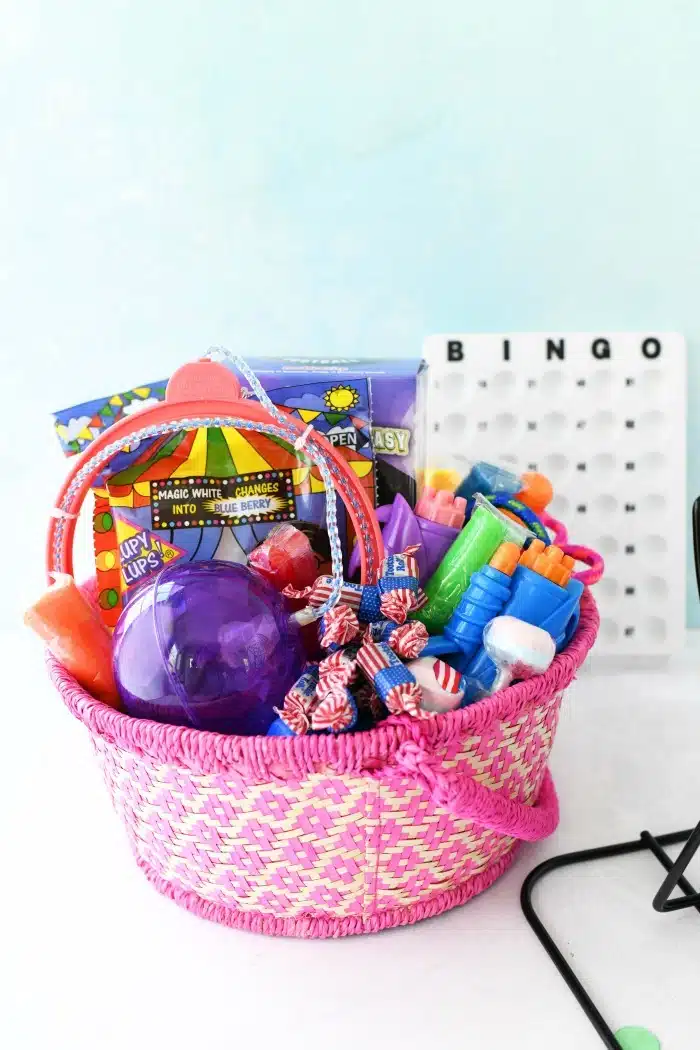 Bingo prize basket 
