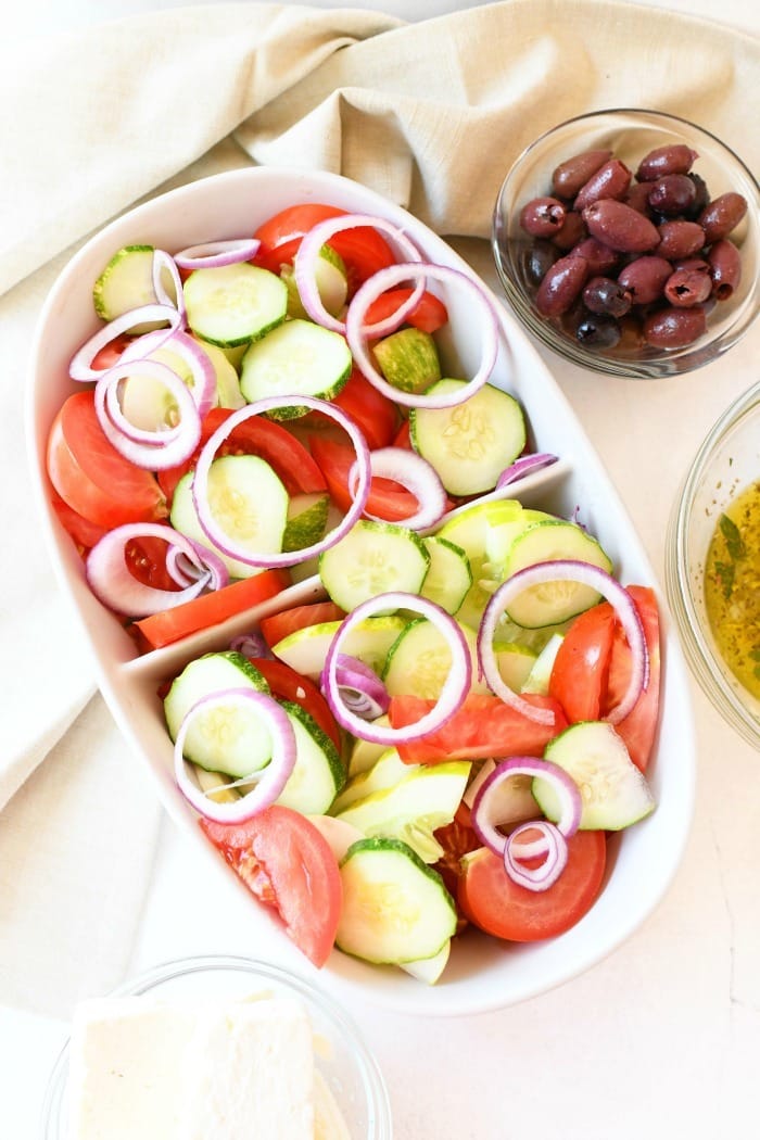 Fresh Greek Cucumber Salad (Bright and Flavorful!) Savvy Saving Couple