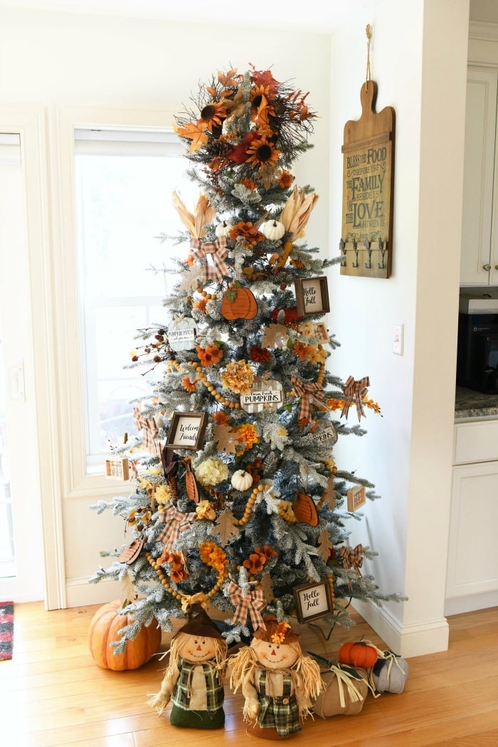 Fall Christmas Tree Ideas ⋆ Savvy Saving Couple