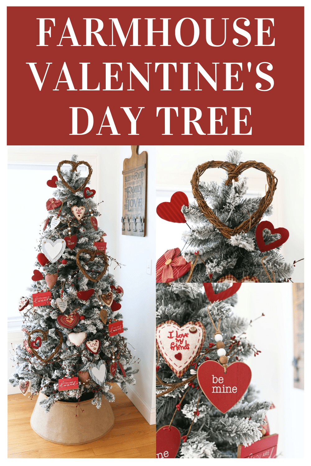 Valentine's Day Christmas Tree - Savvy Saving Couple