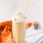 Pumpkin inspired Blizzard with whipped cream.