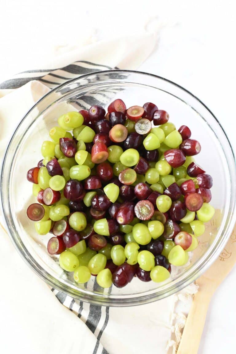 Creamy Grape Salad Made With Yogurt Savvy Saving Couple
