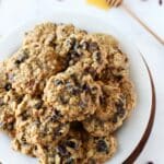Cranberry Chocolate Oatmeal Honey Cookies.