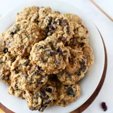 Cranberry Chocolate Oatmeal Honey Cookies.